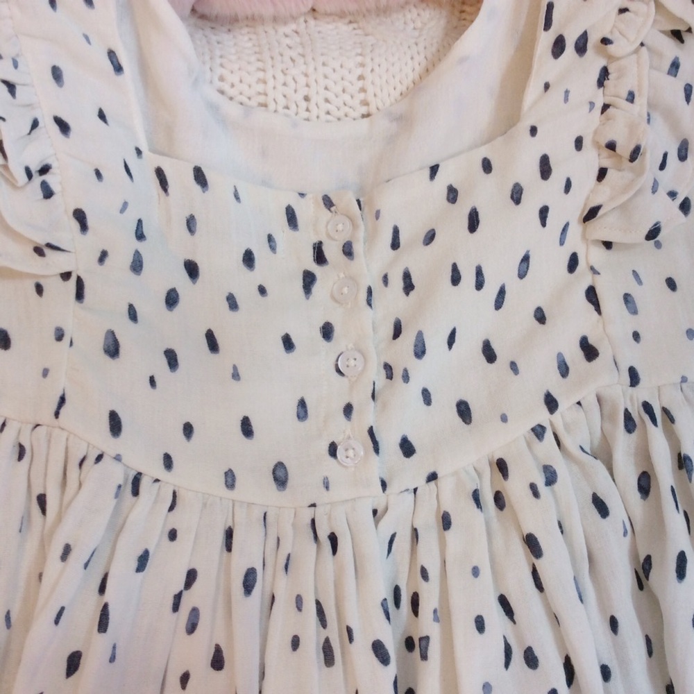 🔵 Cute Blue Dot Top 🔵 - Picture 4 of 8